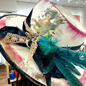 Designer Feather Western Rodeo Cowboy Hat “Long Live”